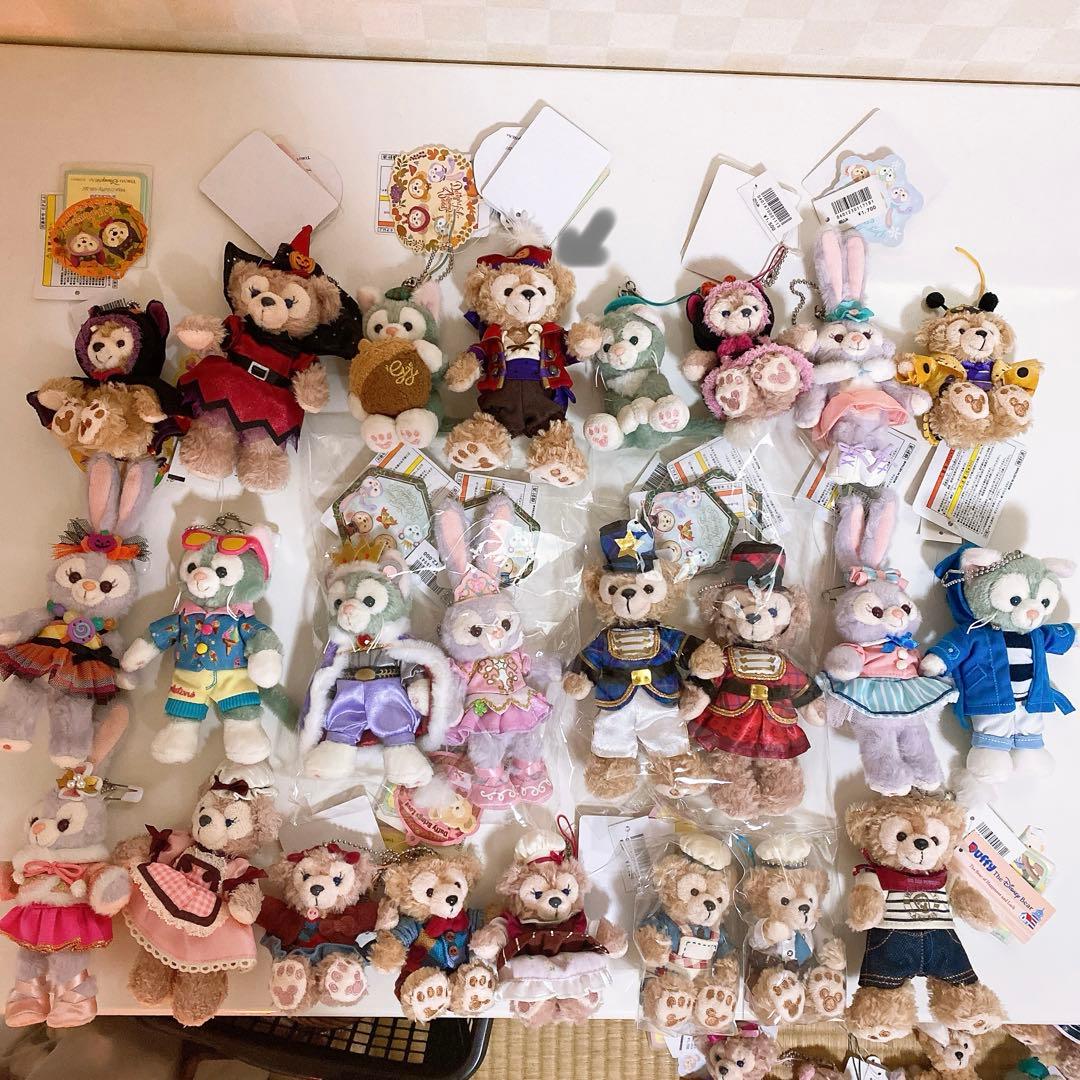 新品タグ付き　ダッフィ　ハロウィン　ぬいぐるみバッチ