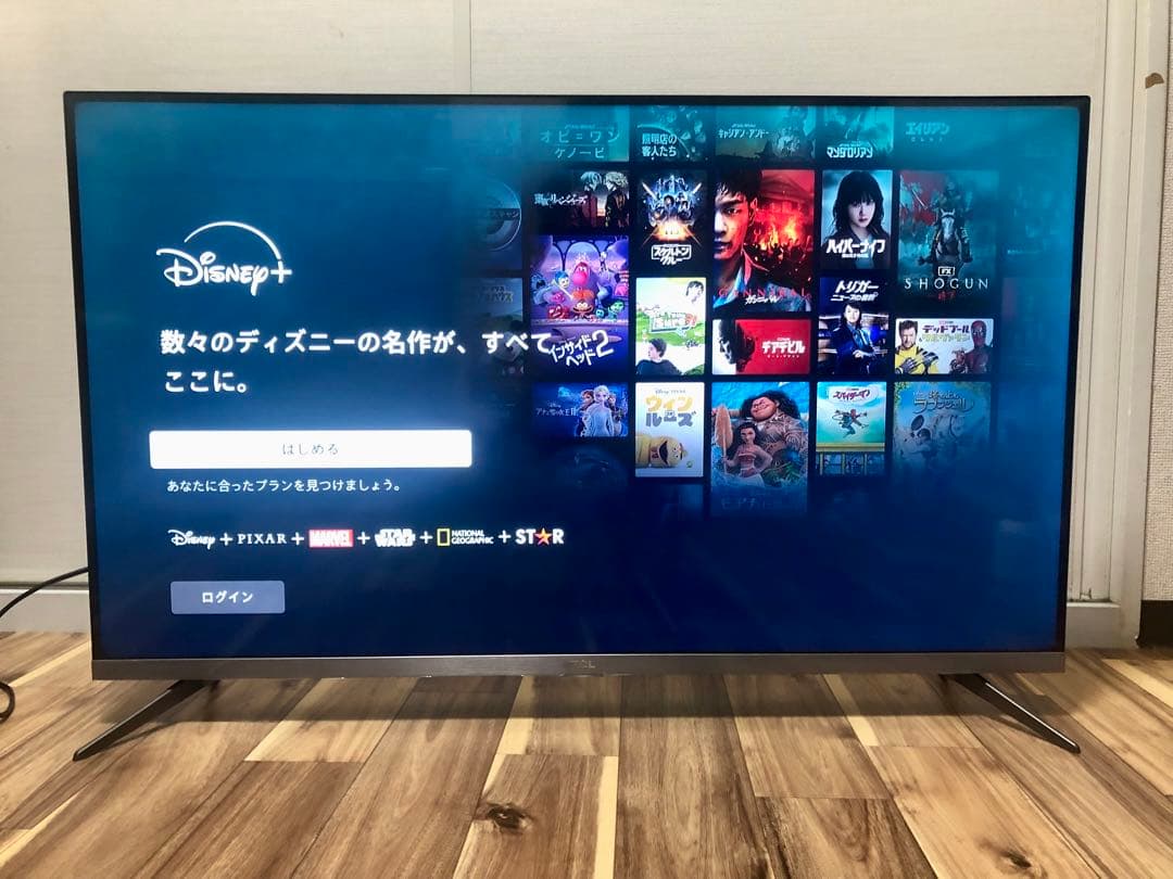 TCL 43V型 Android TV 4K液晶テレビ 43P8B