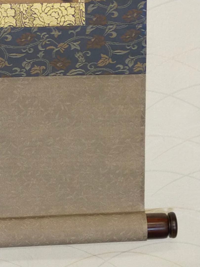 ♥【模写】　掛軸　与謝蕪村　人物　桐箱付き　掛け軸　骨董品