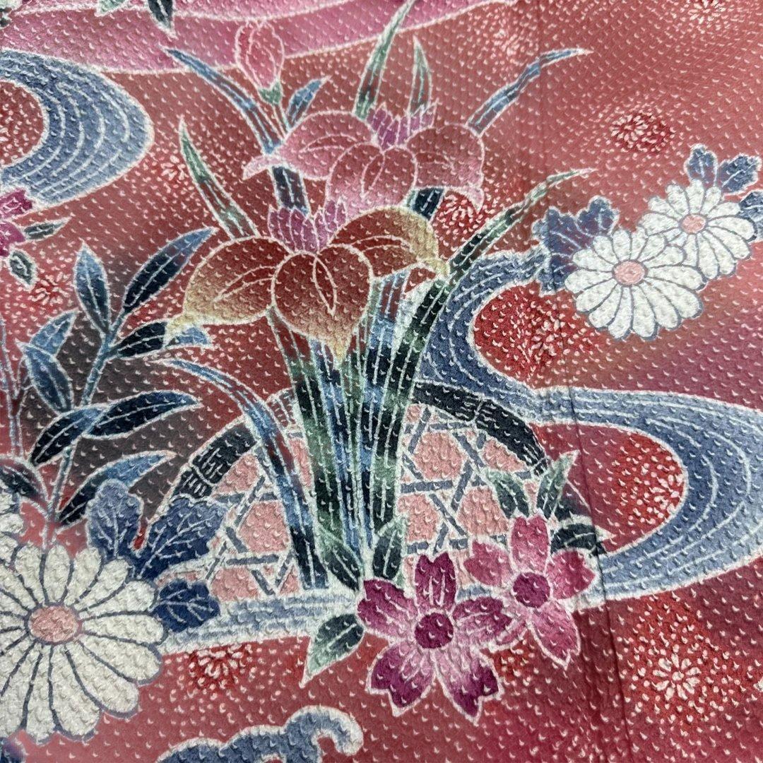 藤娘きぬたや ピンク系 牡丹松鶴 総絞り振袖