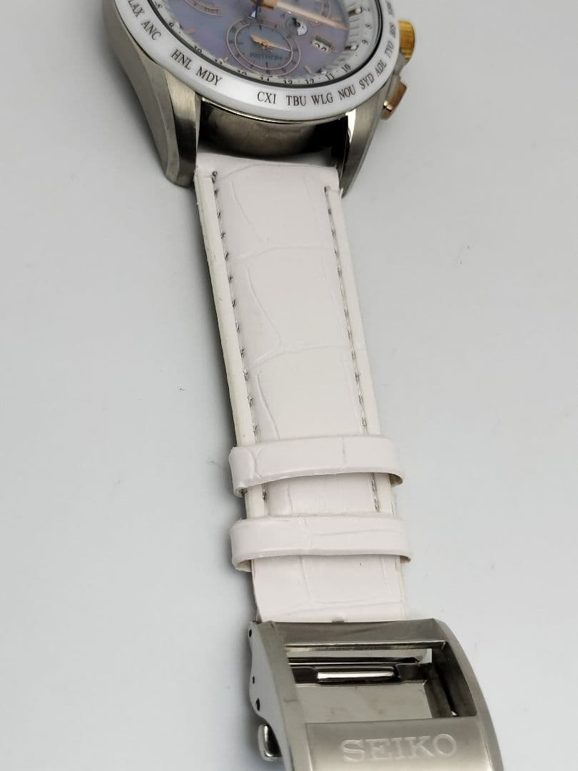 希少人気モデル　新品ベルト　セイコー　GPS 　　8X53 チタニウム