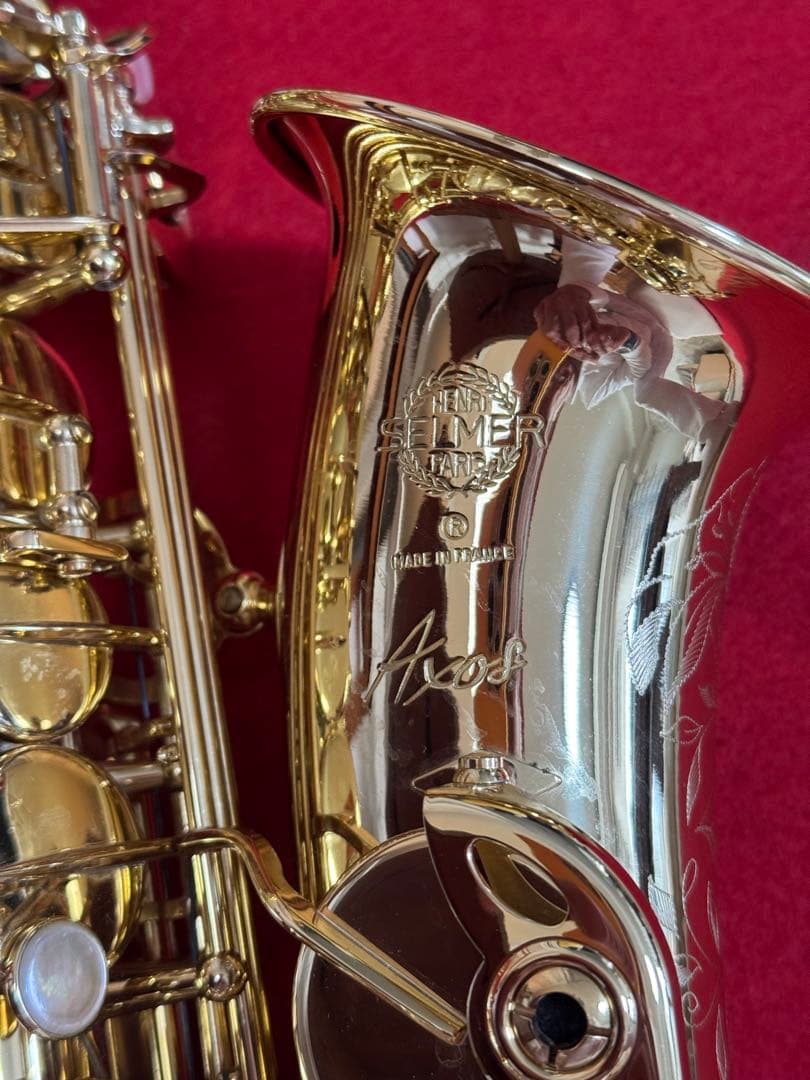 アルトサックス セルマーゴールド 本体と付属品