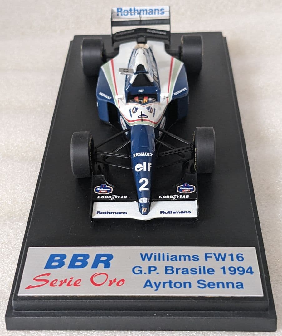 ミニカー BBR Williams FW16 G.P. Brasile 1994 FW16