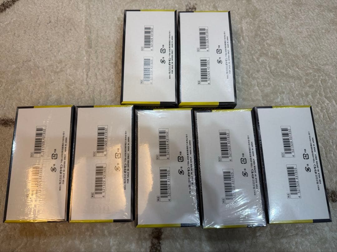 ポケモンカードゲーム MEGAドリームex シュリンク　新品未開封　7箱