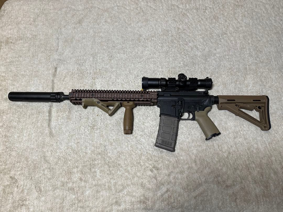 東京マルイ M4A1 MWS ガスブローバック カスタム MK18 付 属品多数