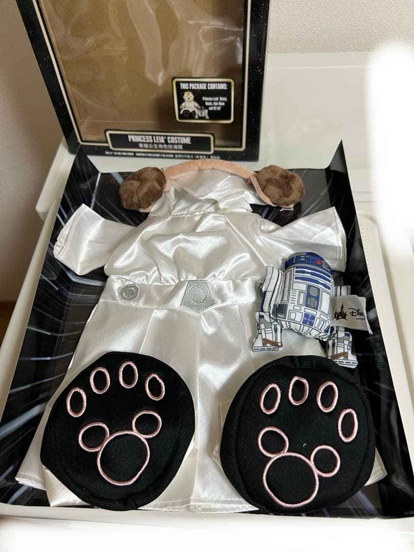 ダッフィー、シェリーメイコスチュームスターウォーズルークスカイウォーカー、レイア