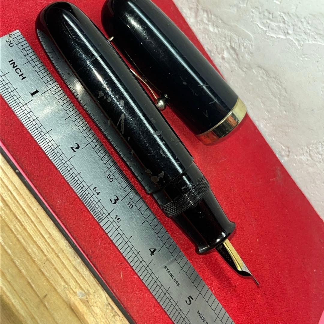 極太　万年筆　昭和初期　筆記可