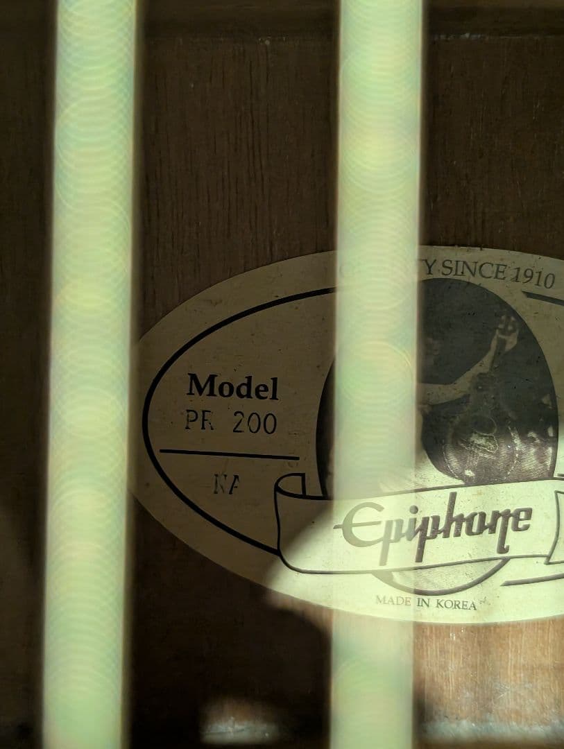 良音/Epiphone　PR-200 改Fishmanエレアコ