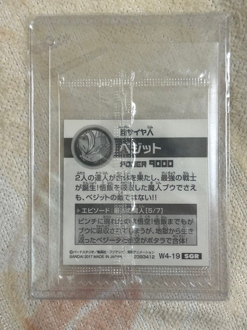 ドラゴンボールウエハース　w4-19、w4-06 sgr