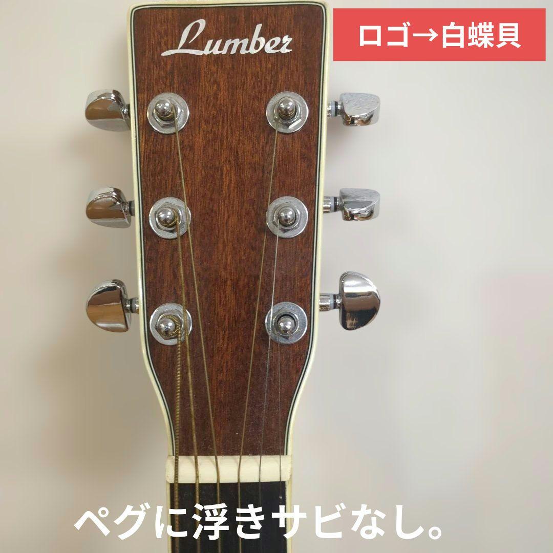 絶版・美品LumberランバーLD30VSアコースティックギター純正ケース＆弦付
