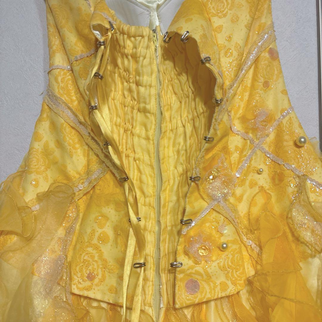 yellow dress 約9号 約Mサイズ(ウエディング結婚式発表会演奏会