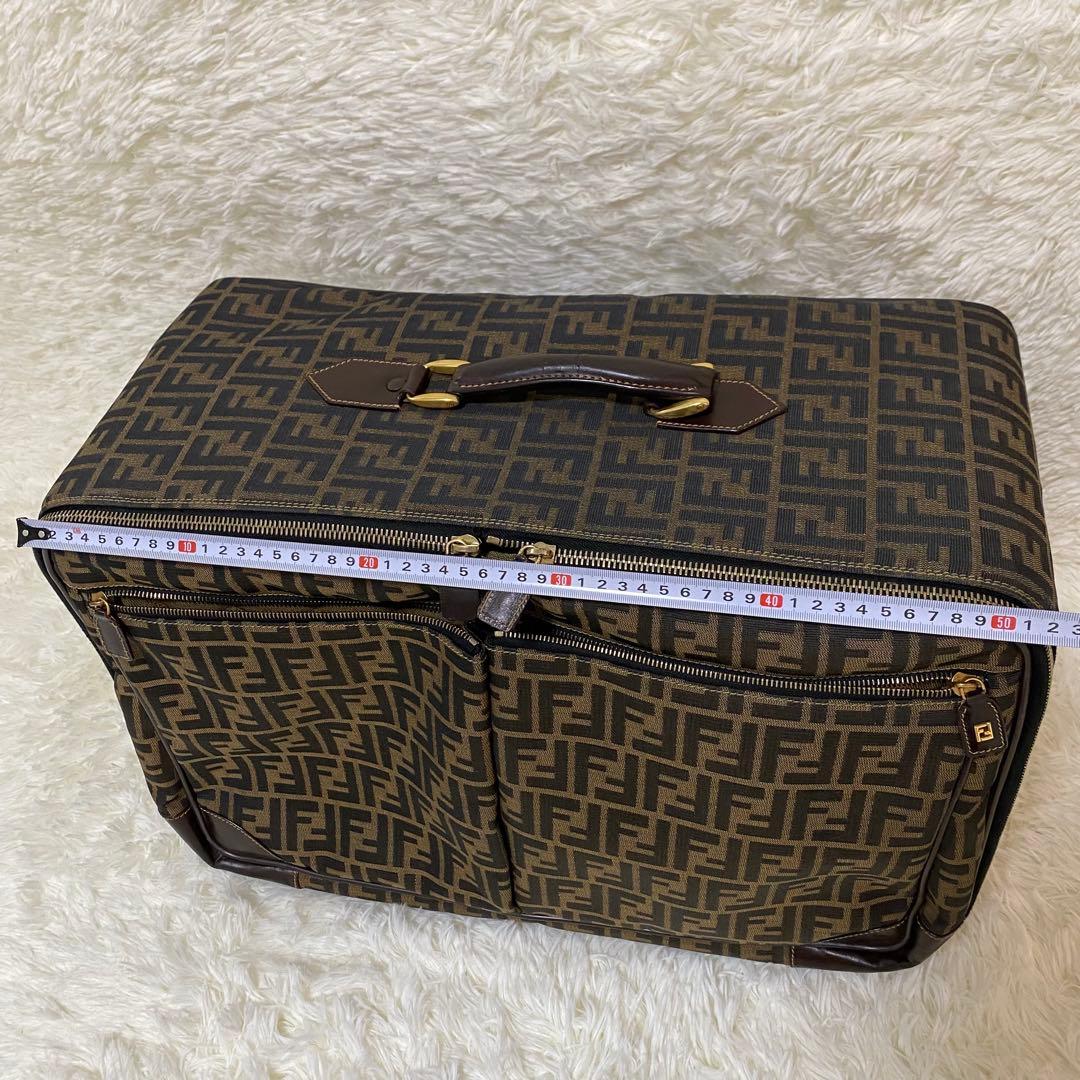 希少✨FENDI ズッカ柄 二輪キャリーバッグ 機内持ち込み スーツケース