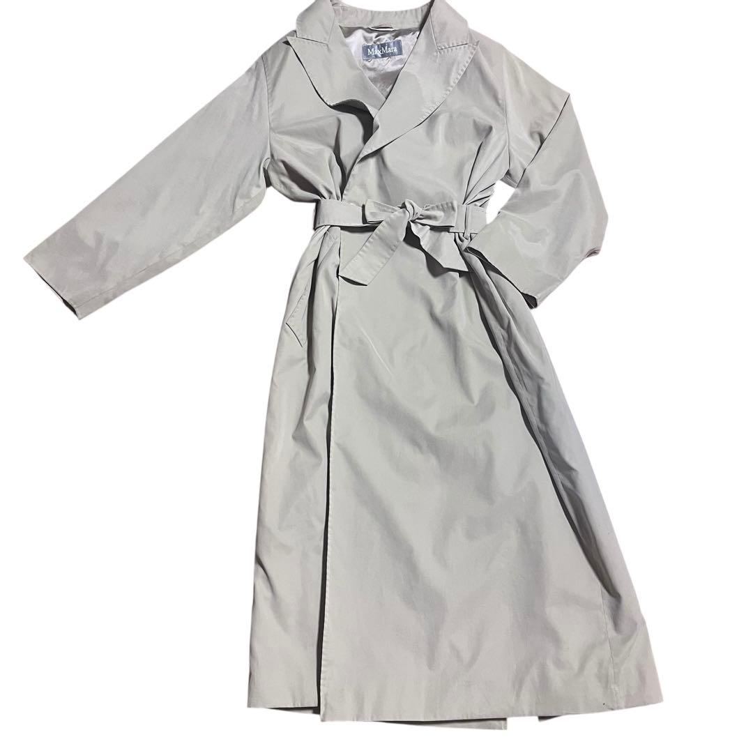 美品◎ 白タグMax Maraマックスマーラ ベージュ　チェスターコート　高級