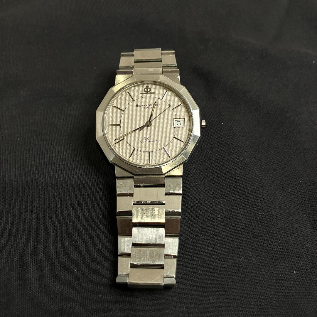 【稼働品】ボーム＆メルシエ リビエラ クォーツ 12角形 メンズ