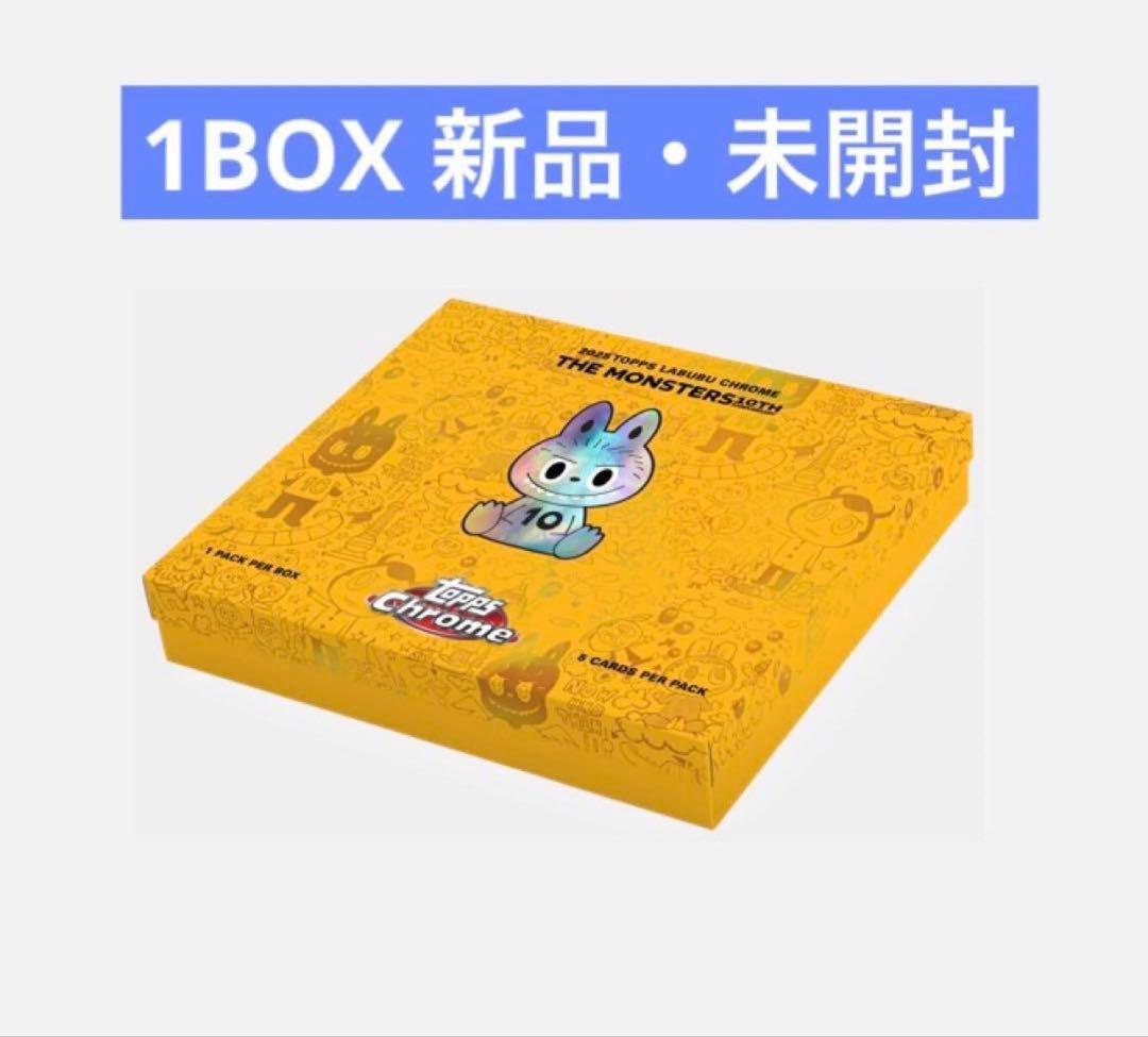 topps chrome labubu ラブブ トレカ 新品未開封1箱