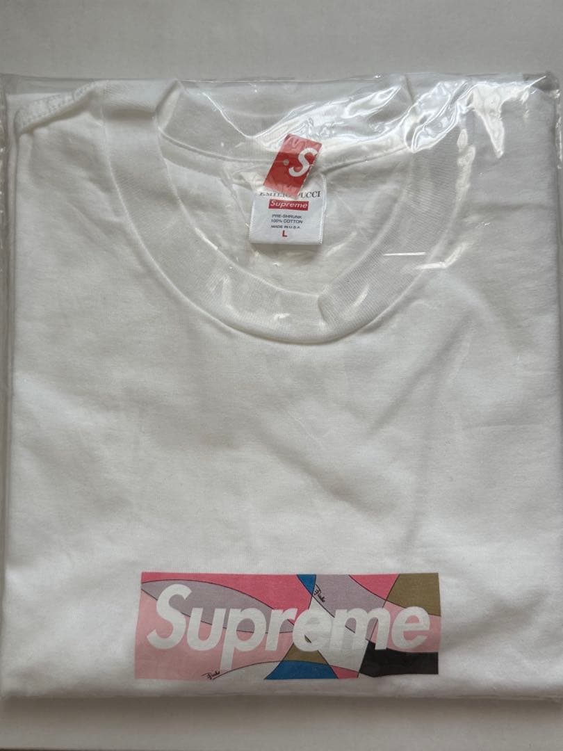 Supreme Emilio Pucci Box Logo Tee L 新品