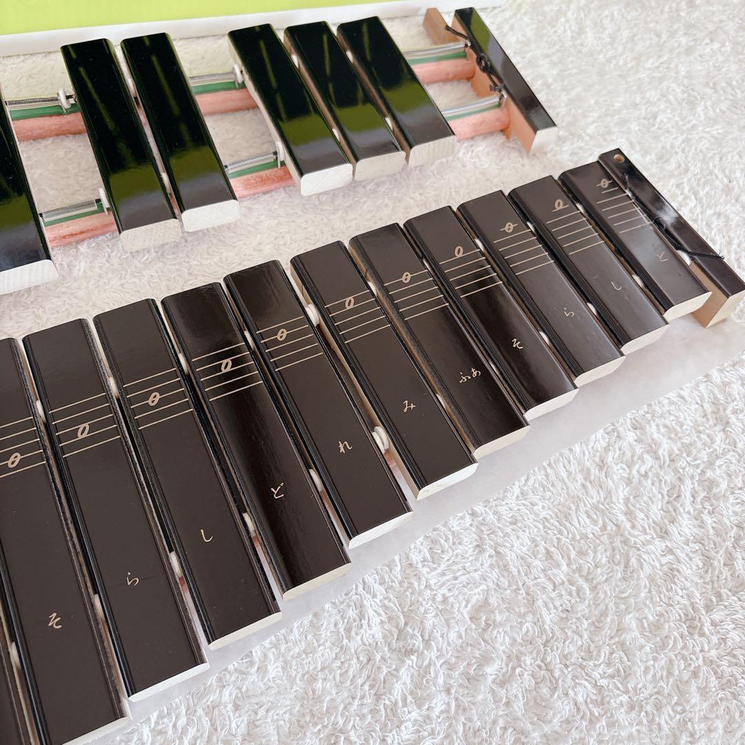 【美品】YAMAHA 卓上木琴 No.185 楽器 ヤマハ 木琴 30音 箱付き
