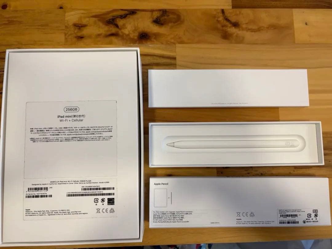 iPad本体 iPad mini6 256GB Cellular ,Apple Pencil2