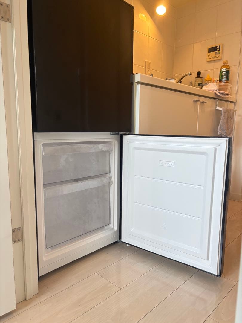 【美品】Haier 2ドア冷蔵庫 JR-NF121NJ 2023年製