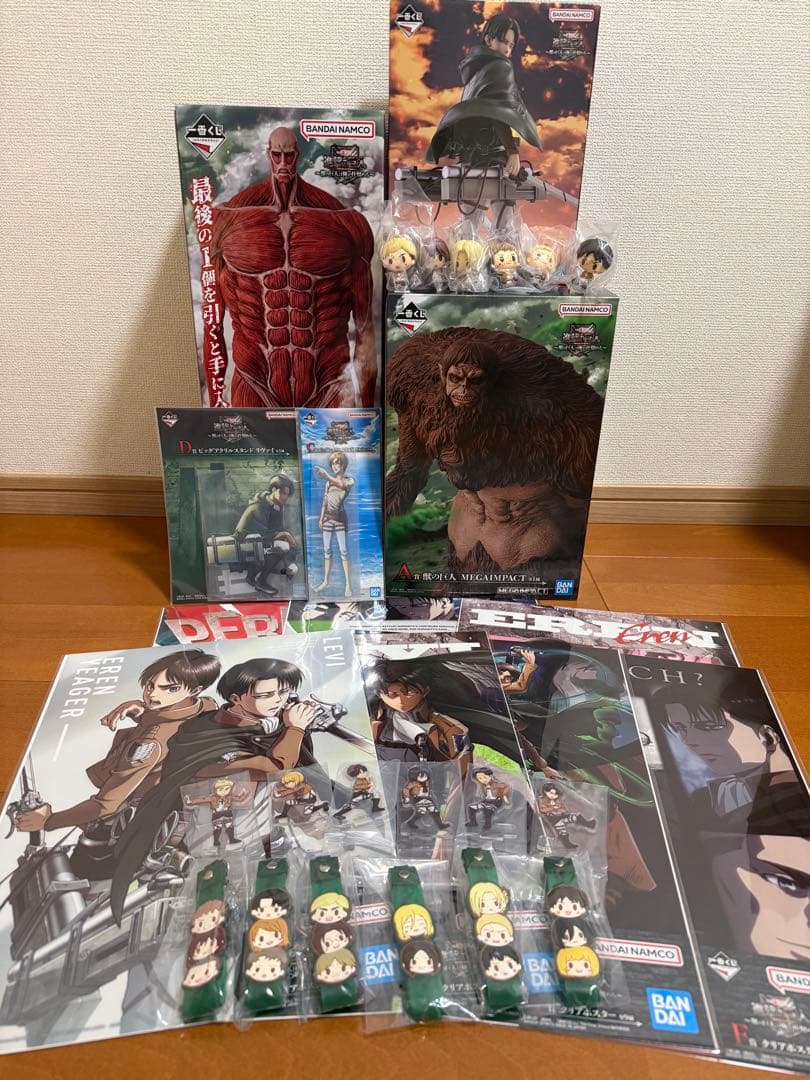 一番くじ 進撃の巨人 ～獣の巨人は俺が仕留める～ ABCDラストワン等30種