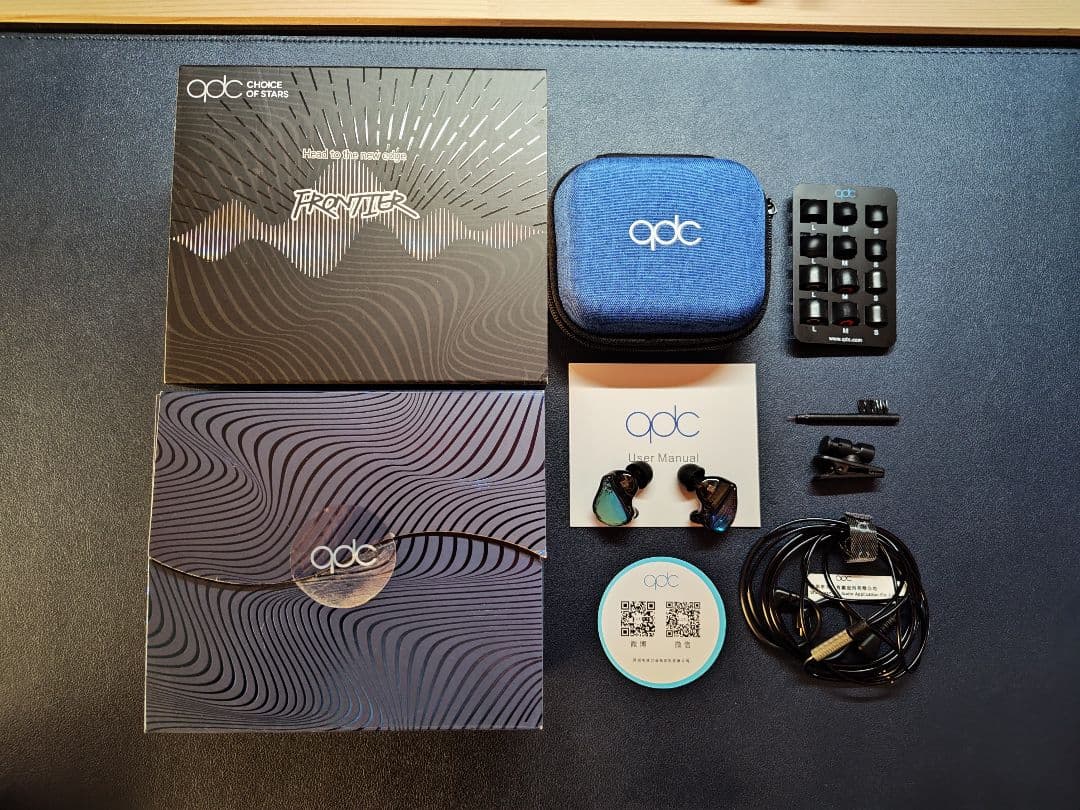 QDC FRONTIER NEXT BLACK 有線イヤホン おまけ付き