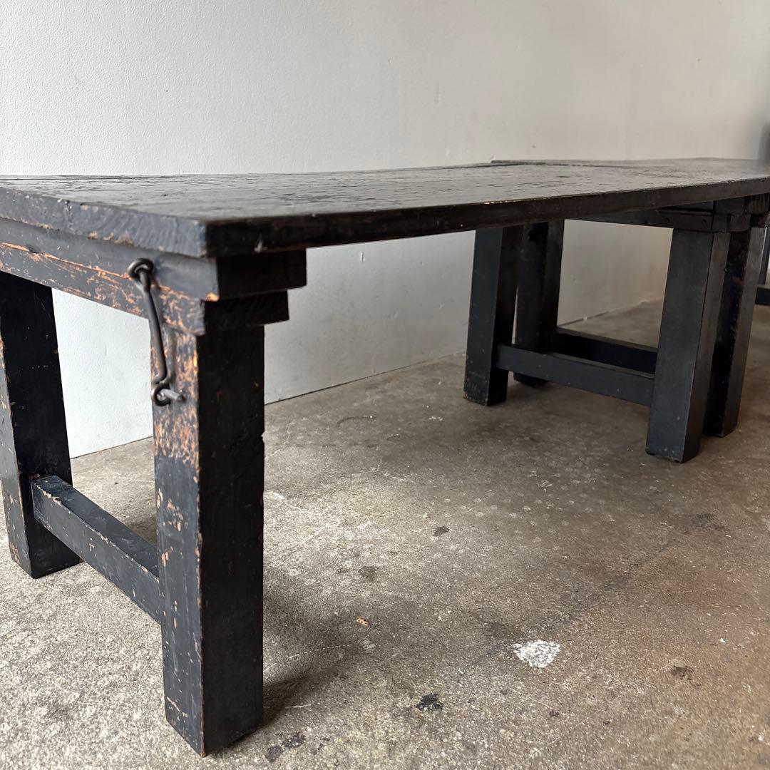 専用です　古い習字教室の机二台セット　寺子屋2 3