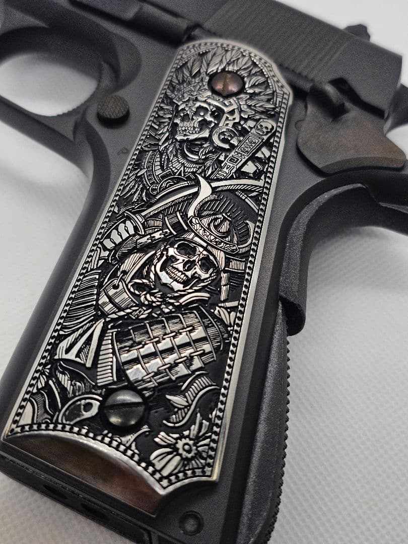 【解薬工芸】カバメントシリーズ用 金属製グリップ オーダーメイド　サンプル