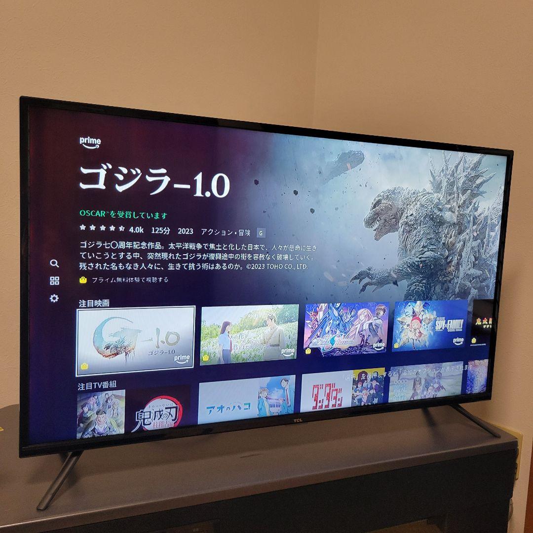 人気のAndroid TV■YouTube／Netflix★４０型液晶テレビ