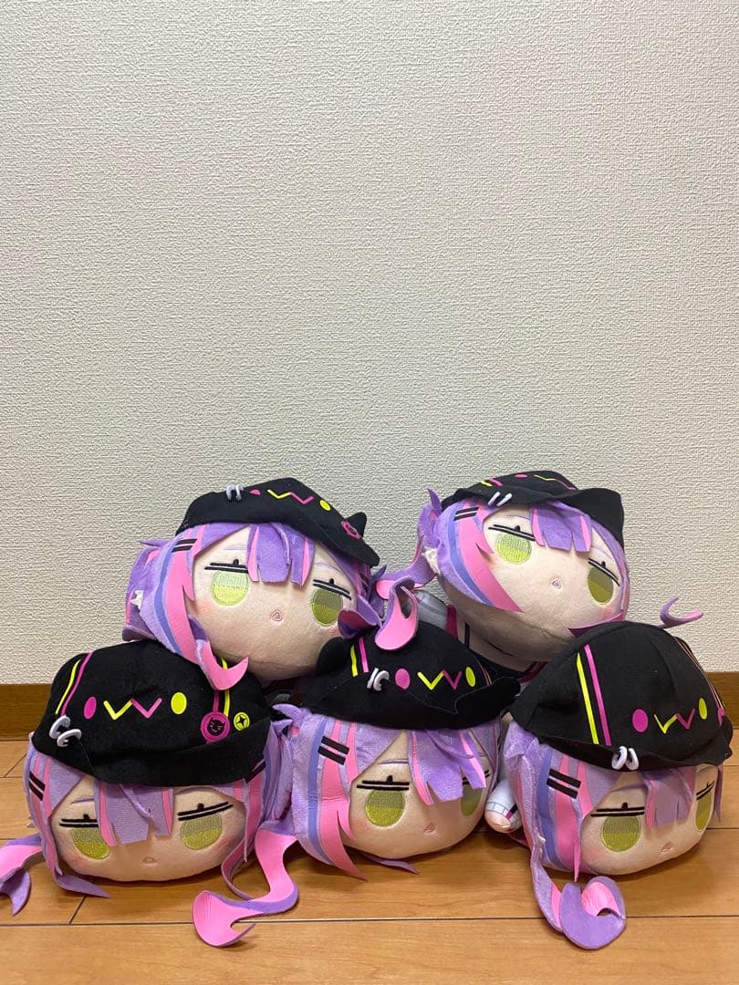 hololive　寝そべりぬいぐるみ　常闇トワ　5体セット