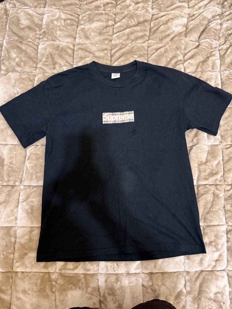Supreme × Burberry Box Logo Tee