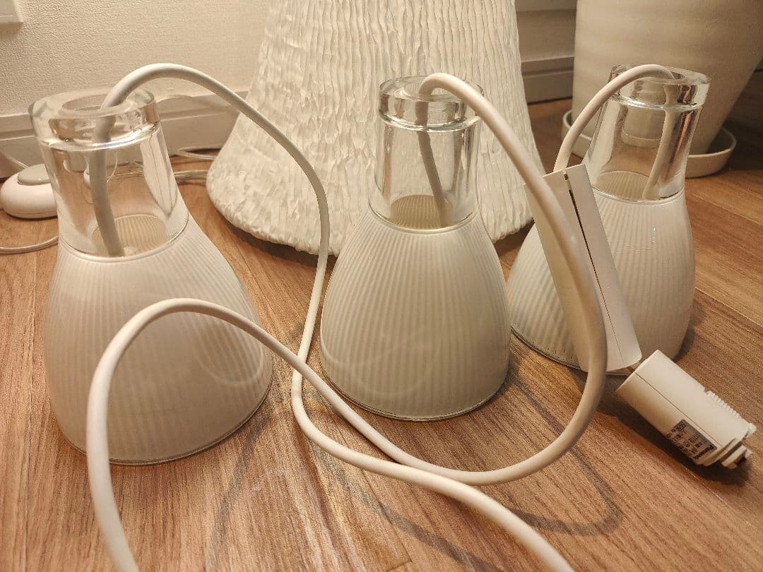 Panasonic ガラス ペンダントライト HED1245E 3個セット 照明