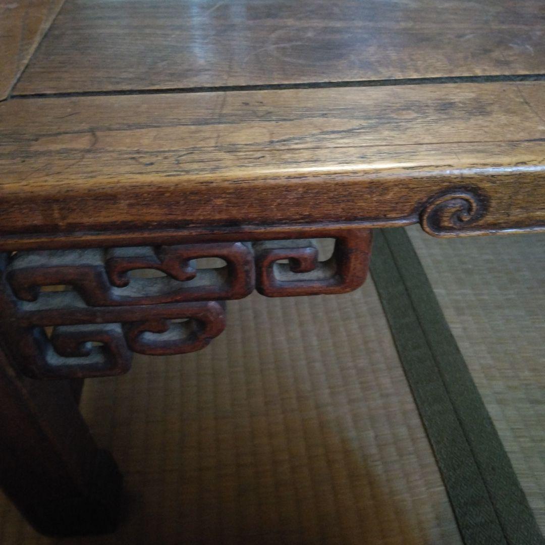 アンティーク木製伝統文机