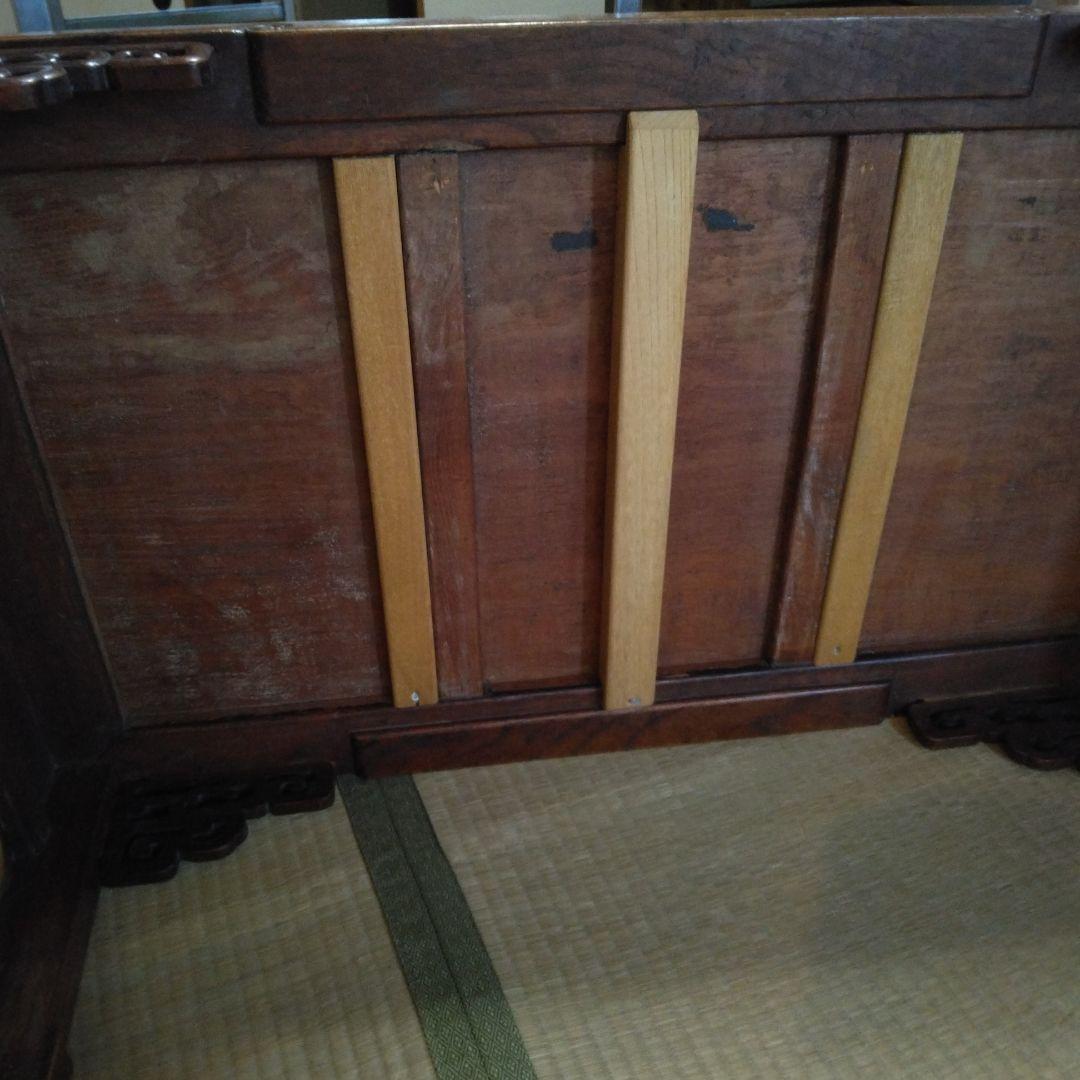 アンティーク木製伝統文机