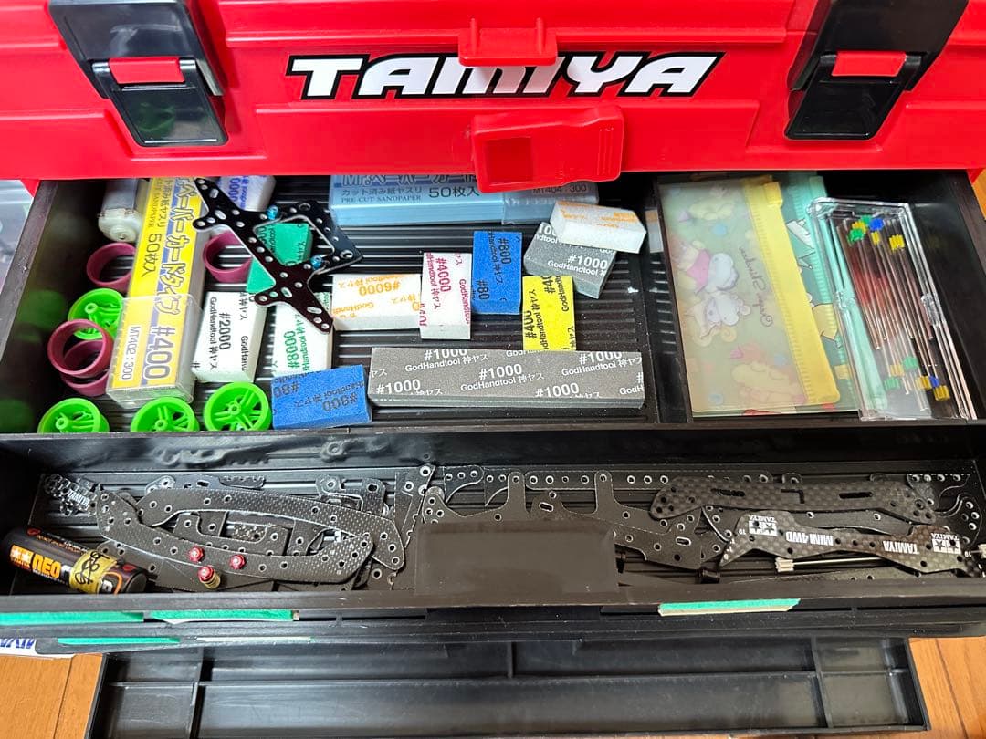 ミニ四駆引退セット(プロクソンミニルータ、工具)