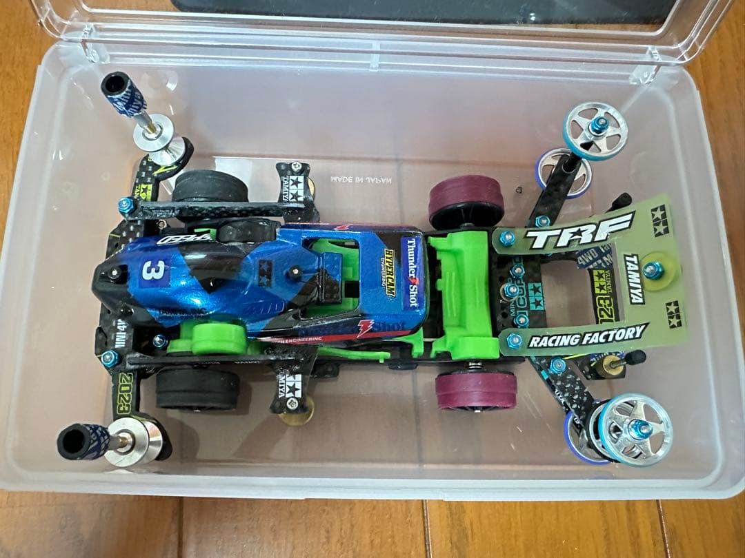 ミニ四駆引退セット(プロクソンミニルータ、工具)