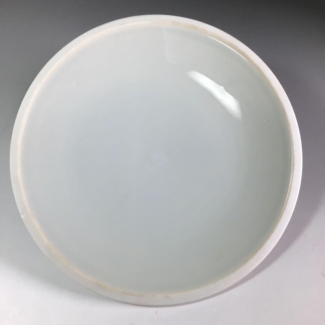 Ｒ６８３　水指　『石崎光四郎造』『青白磁』『末広水指』　共箱　茶道具