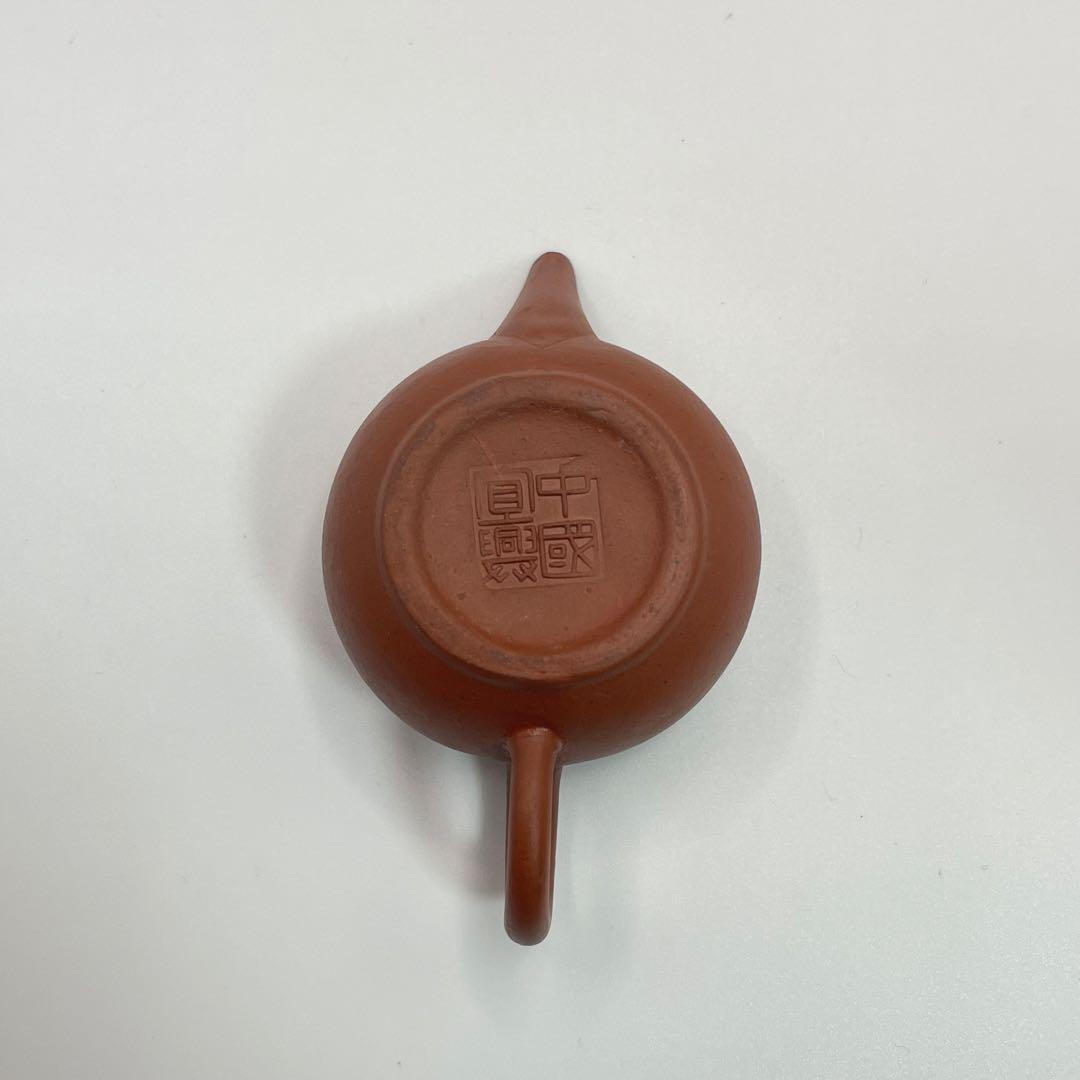 【未使用】煎茶道具 中國宜興 中国宜興 朱泥急須 茶釜 茶道具 唐物 ミニチュア