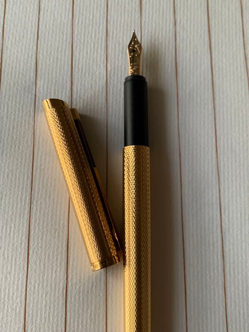 Dunhill（ダンヒル） ゴールド 万年筆 14K F