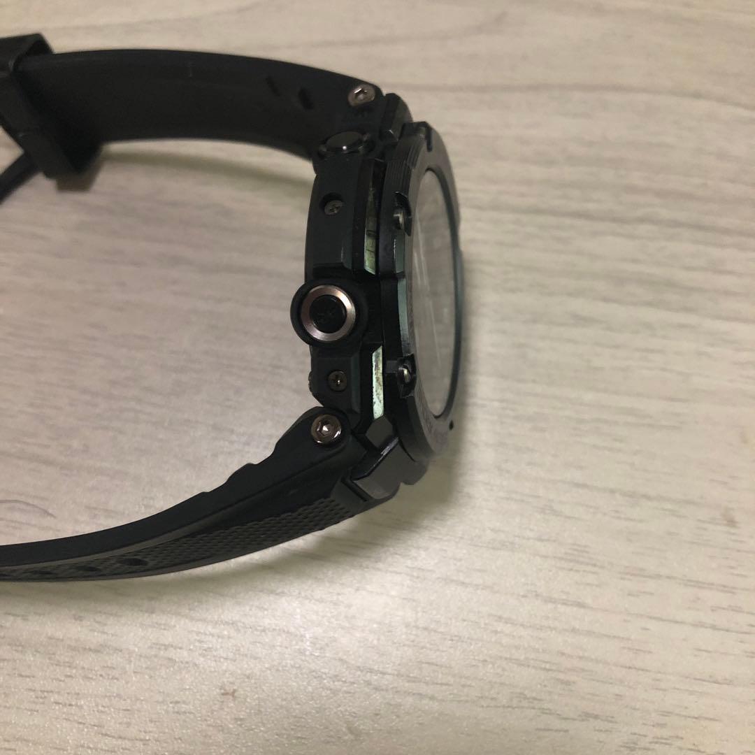 G-SHOCK カーボンブラック ラバーベルト クロノグラフ