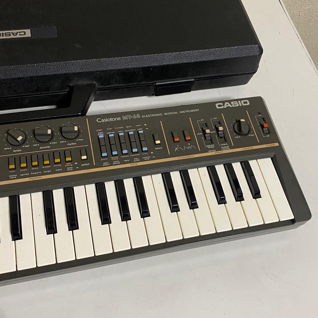 動作確認済み CASIO Casiotone MT-68 日本製 ケース付き
