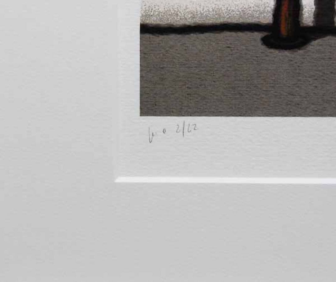 イタリアの人気画家 ティノ・ステファノーニ 可愛いらしい版画 シルクスクリーン