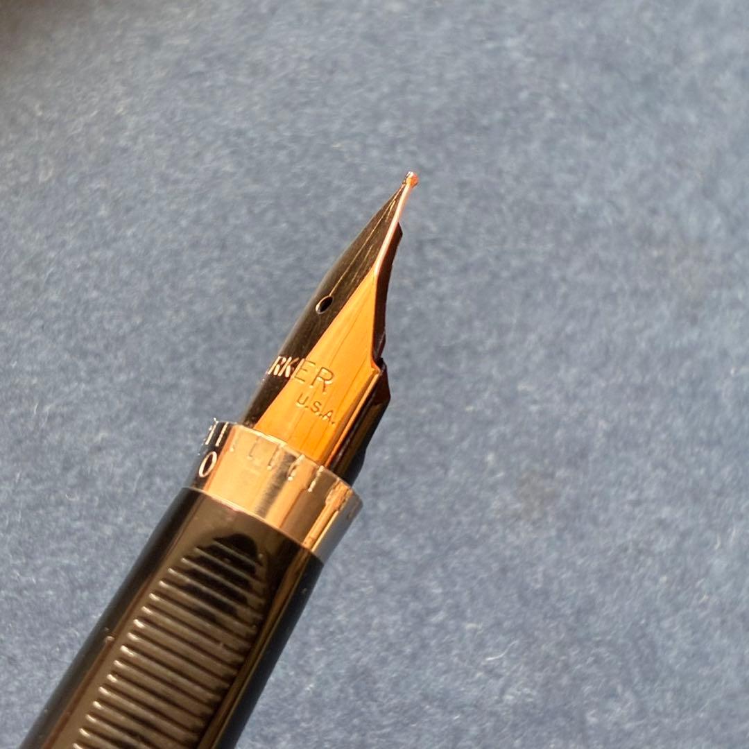 パーカー75 parker75 万年筆　初期型　フラットトップ