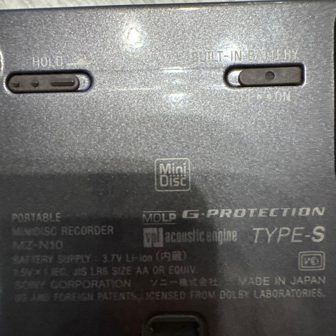 SONY Net WALKMAN MZ-N10 ソニーポータブルMDプレーヤー
