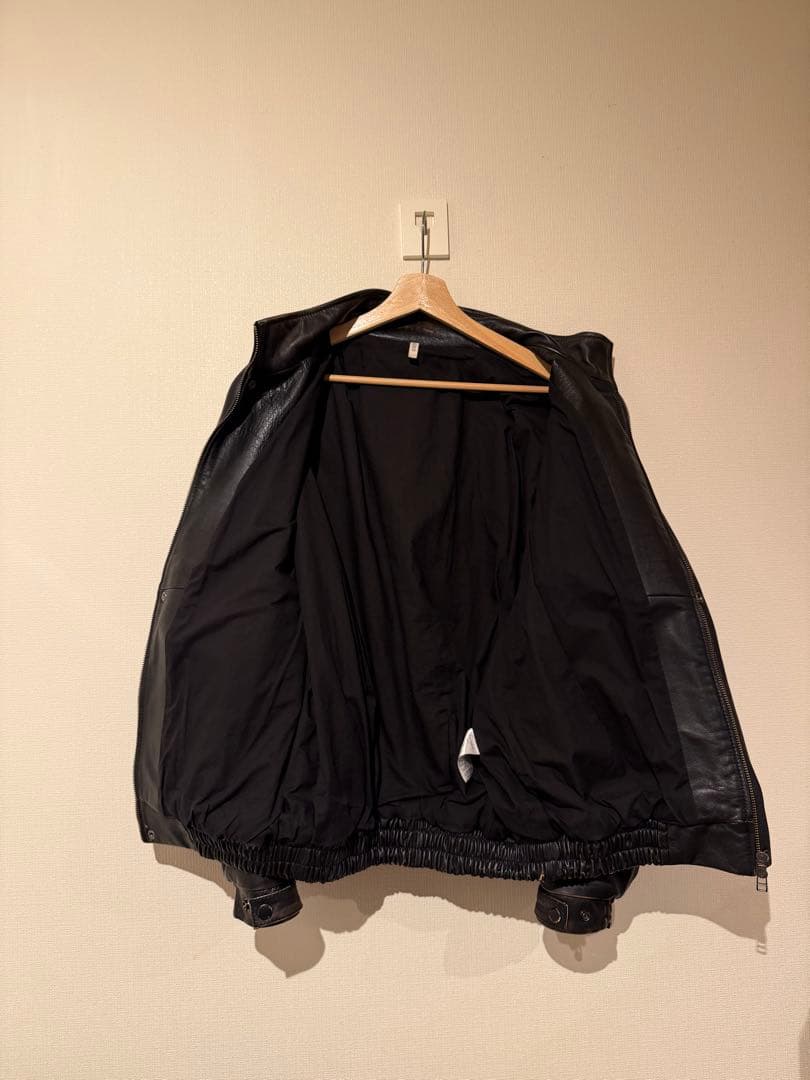 CCU / MORGAN BOMBER JACKET レザージャケット