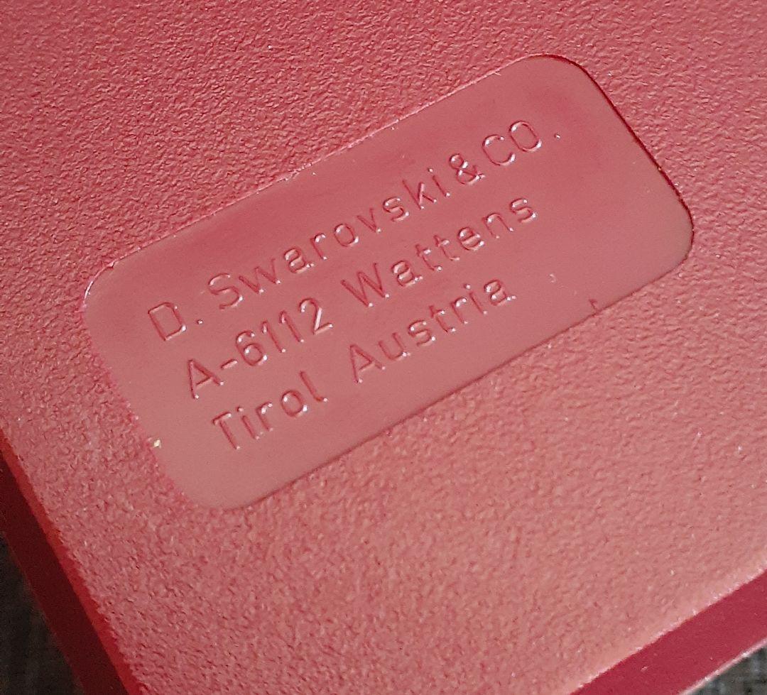 【Swarovski　スワロフスキー】クリスタル　ペーパーウェイト　共箱　文房具