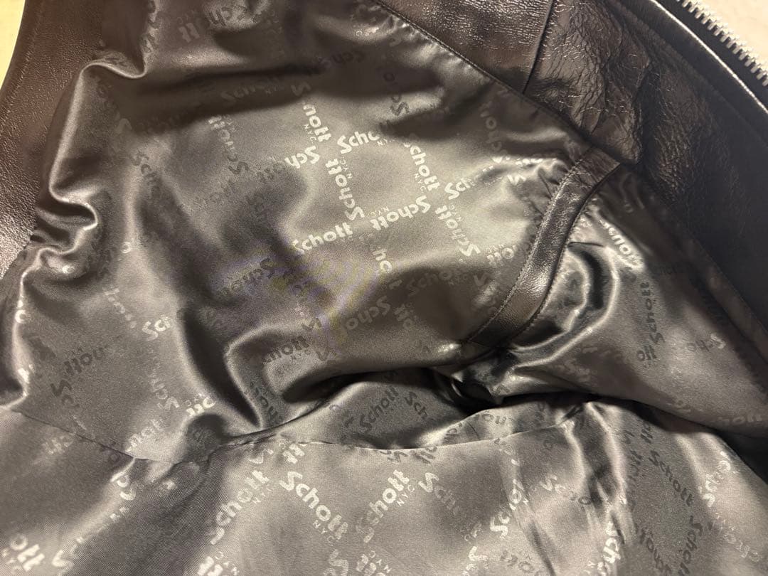 Schott 70'sシングルライダースジャケット M