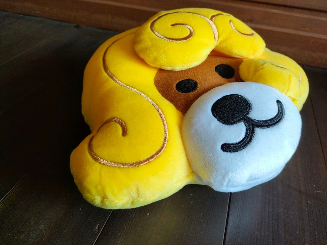 アフロ犬　ぬいぐるみ・PART3×4体＆フェイスクッション3個まとめ売り