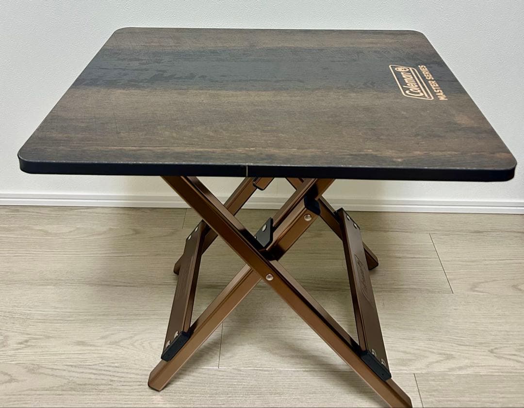 【Coleman】バタフライサイドテーブル　折りたたみテーブル【美品】