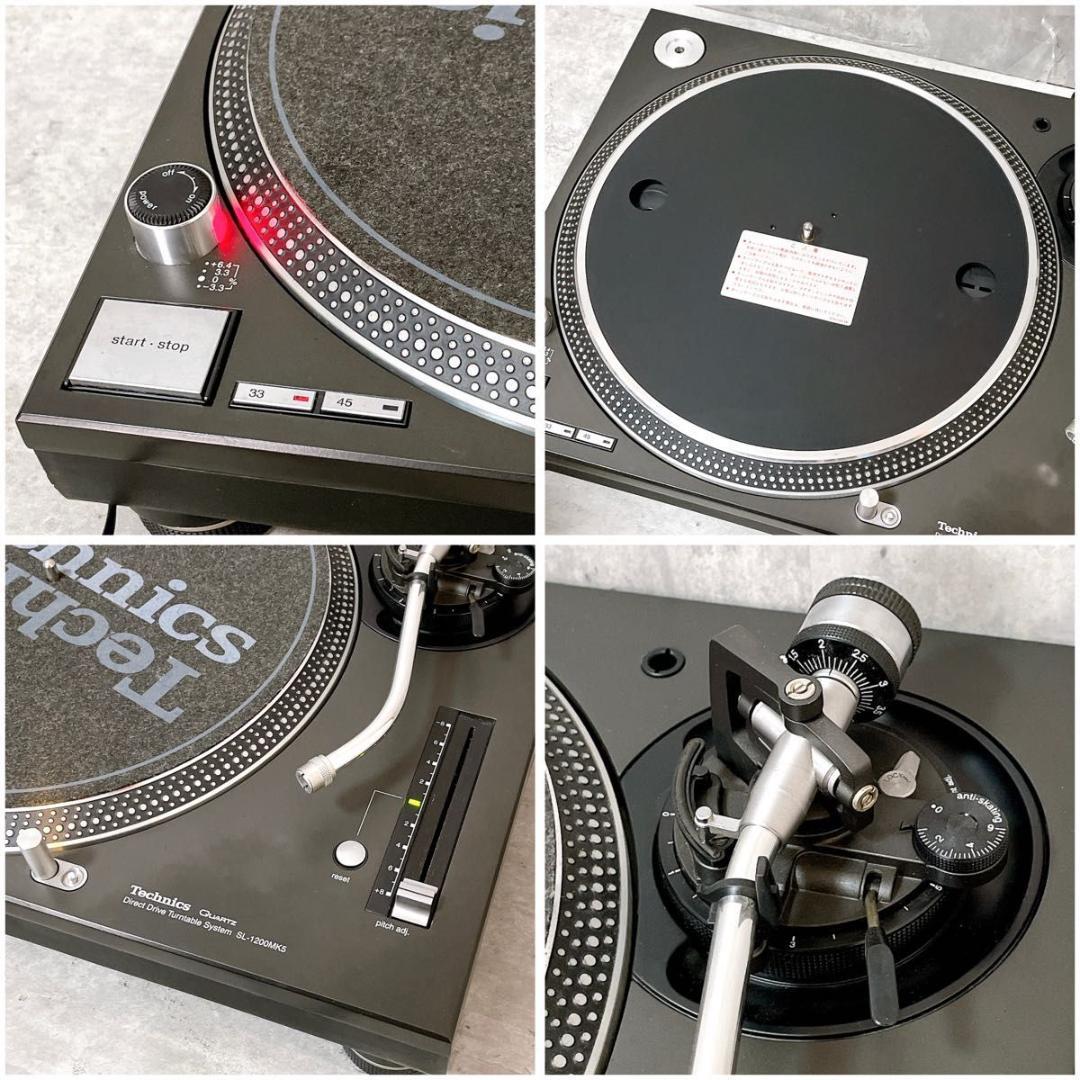 テクニクス SL-1200MK5 ターンテーブル 2台 元箱 取説 新品針付き
