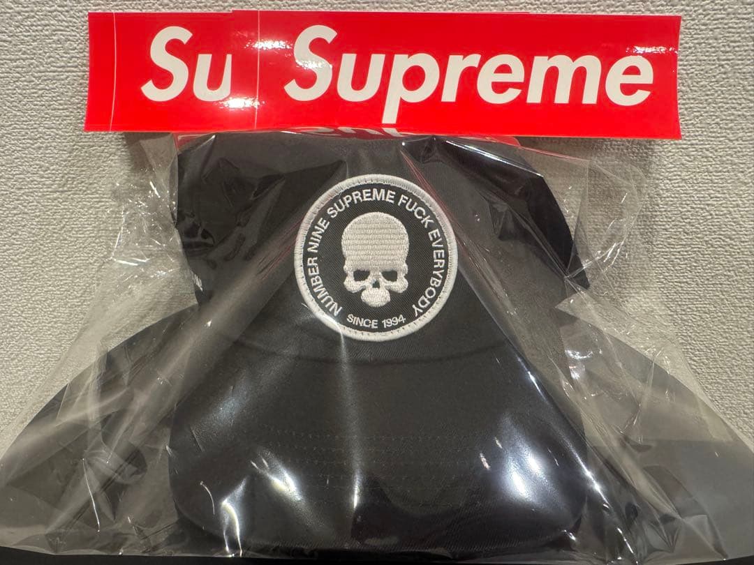 新品未開封 Supreme Number (N)ine 6-Panel 黒